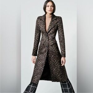 Smythe Leopard Print Coat